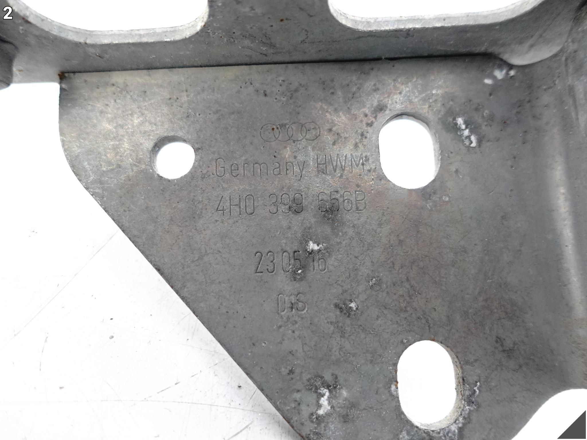 AUDI S8 A8 4H0 D4 LIFT 09-17 console holder subframe sider right front