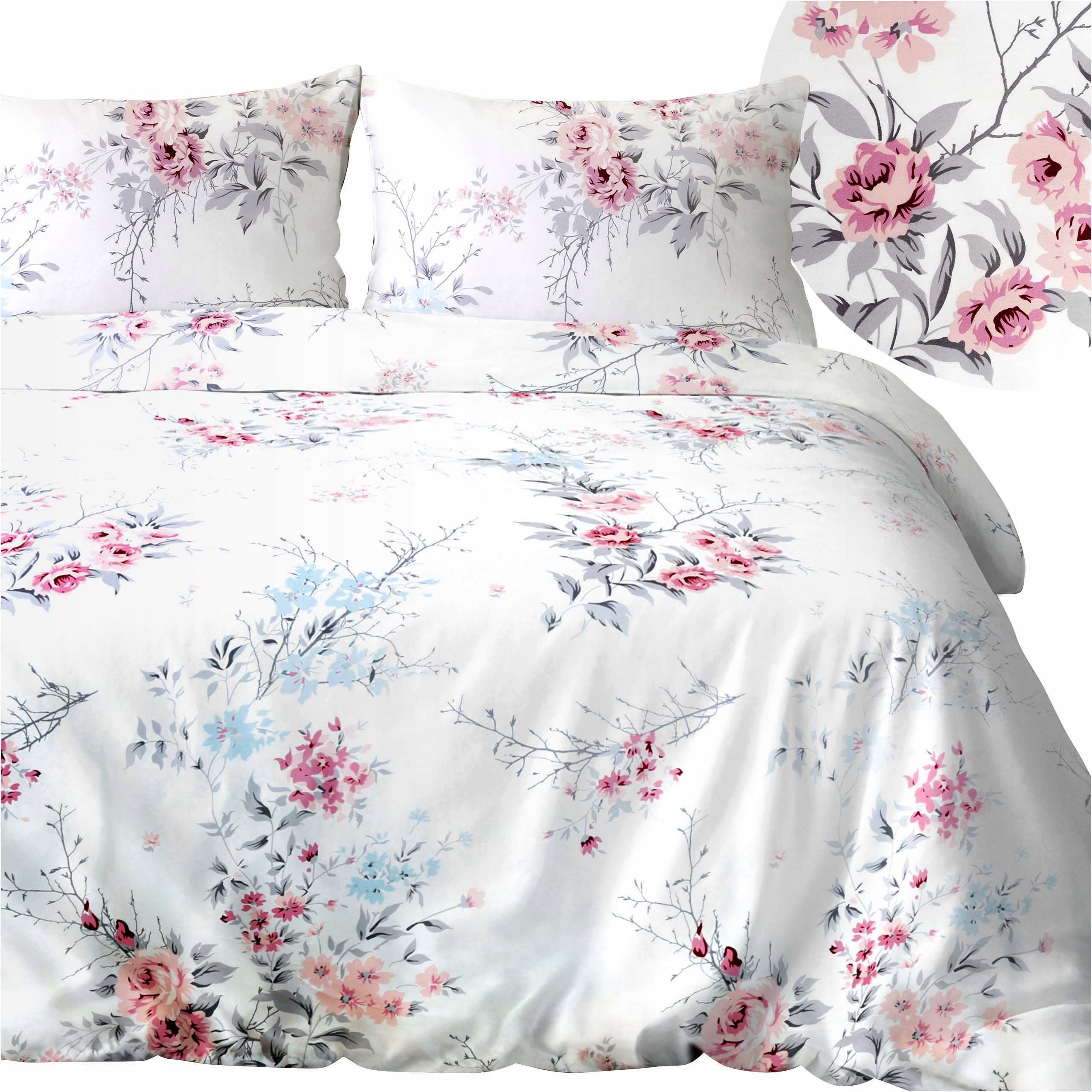 Povlečení bavlněné 220x200, exkluzivní saténová tkanina na jaro – Velký Výběr Vzorů