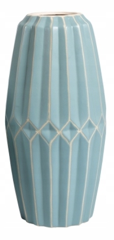 BELLDECO Azzurro Wazon Niebieski wysoki