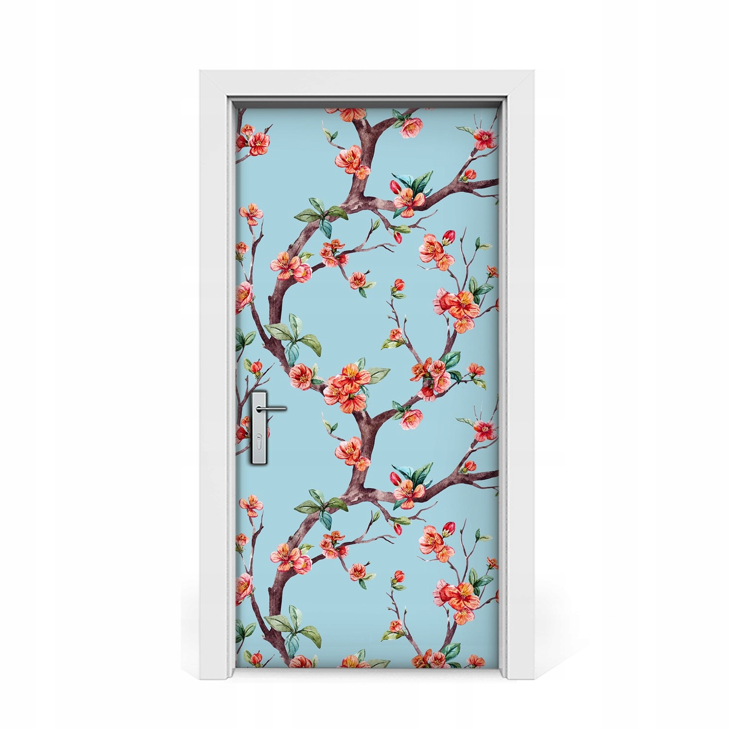 

Naklejka na drzwi okleina Kwitnące drzewo 95x205