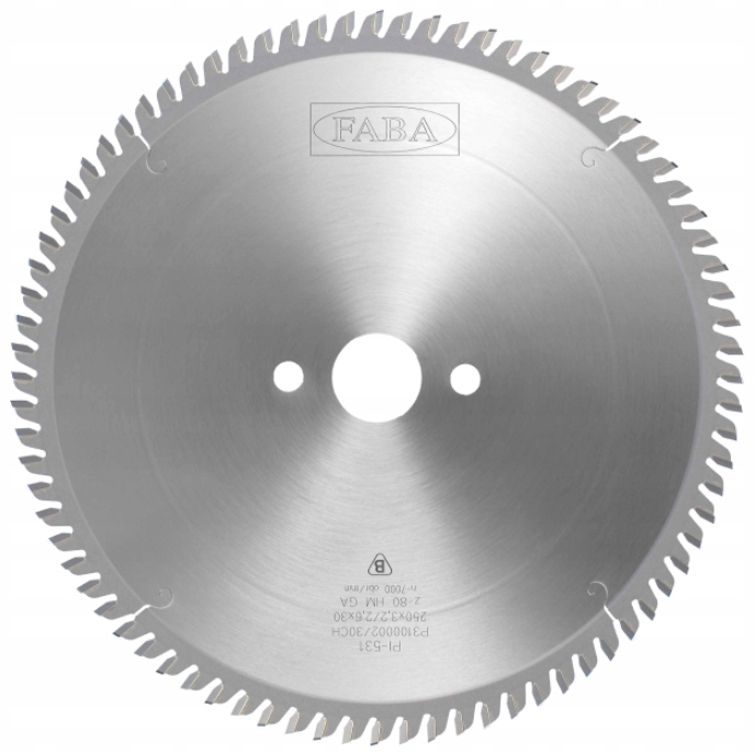 

Faba Piła Hm Do Aluminium/pcv 400x30x96Z 5°poz.