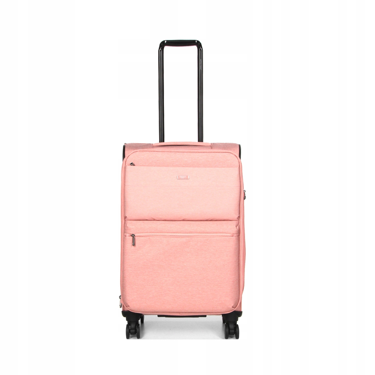 Średnia walizka podróżna miękka 4 kółka 70l