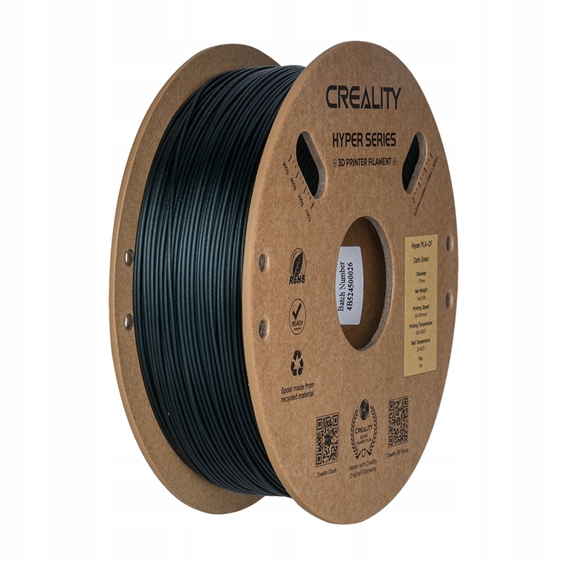 Creality Hyper Pla-cf Filament do Drukarki 3D Ciemny Zielony Odporny Mocny