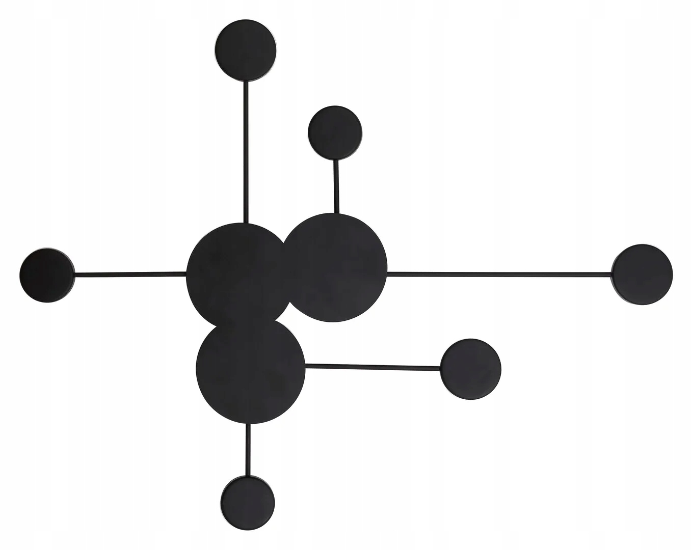 Nástenná lampa nástenné svietidlo čierna, moderné Led kolesá do spálne, obývačky Rabalux