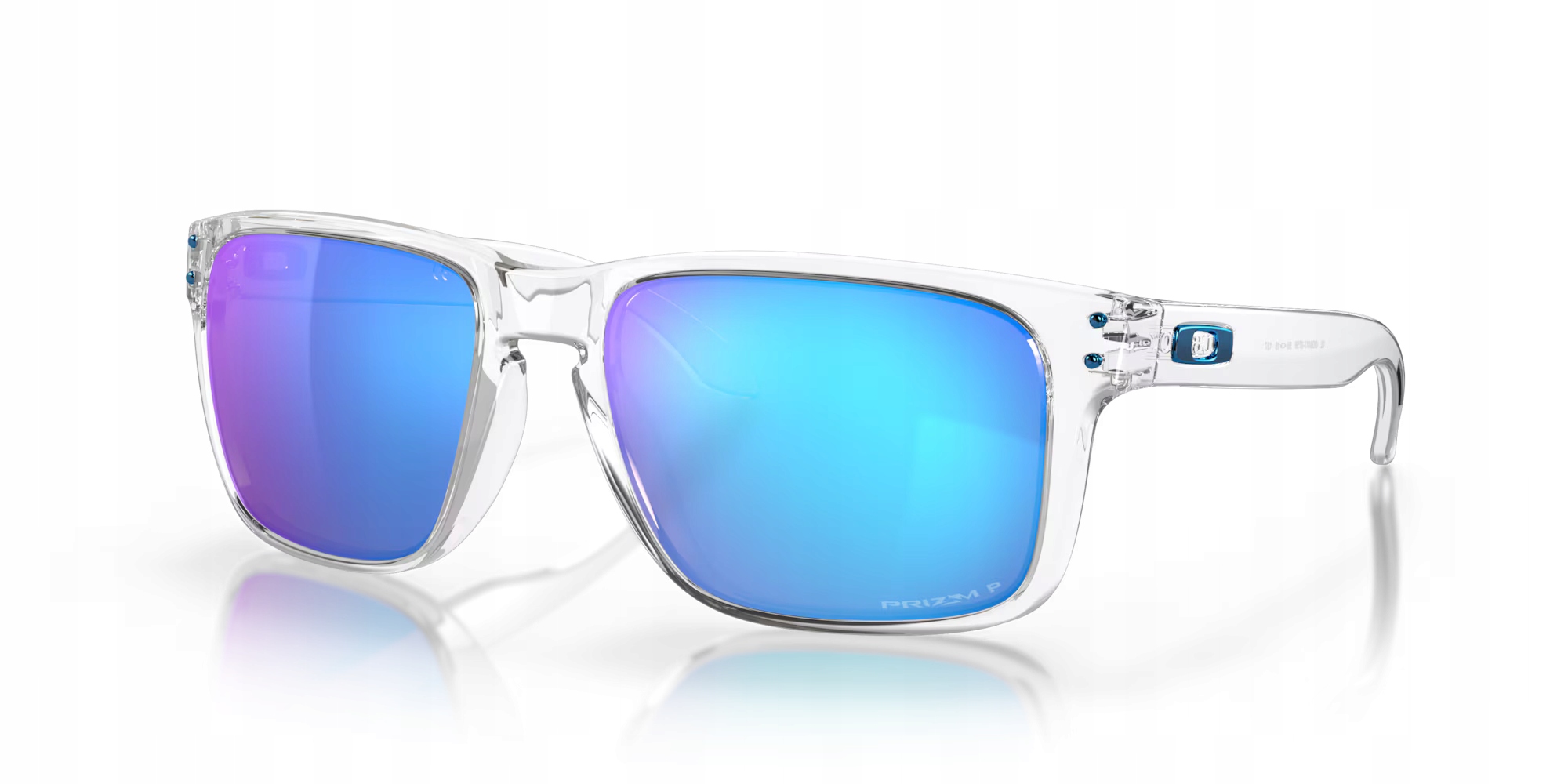 Brýle Oakley Holbrook XL Polished Clear, Prizm Sapphire Polarized