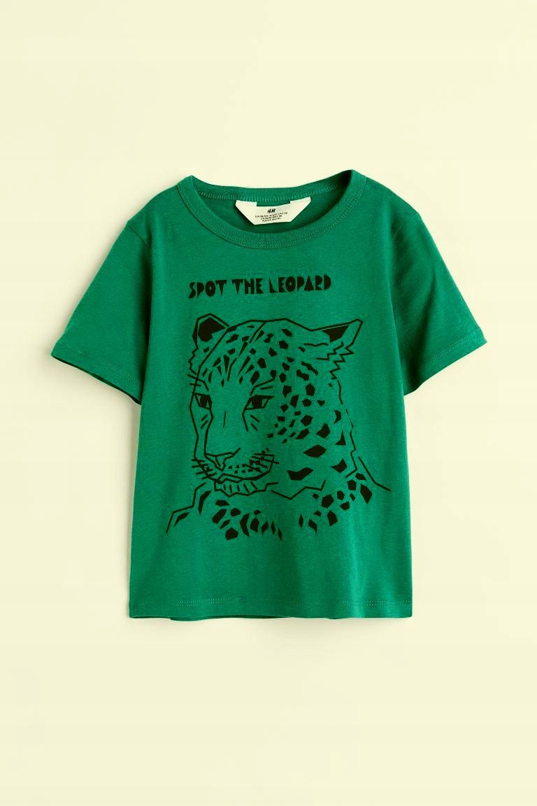 

Nowa H&m bluzeczka t-shirt Pantera zielona 134/140