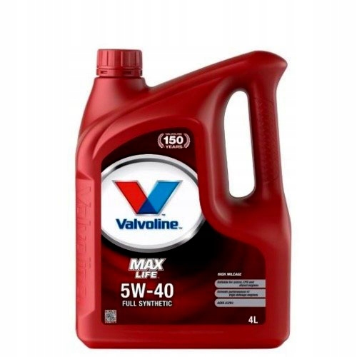

Valvoline Max Life 5w40 Benzyna Diesel Lpg 4L
