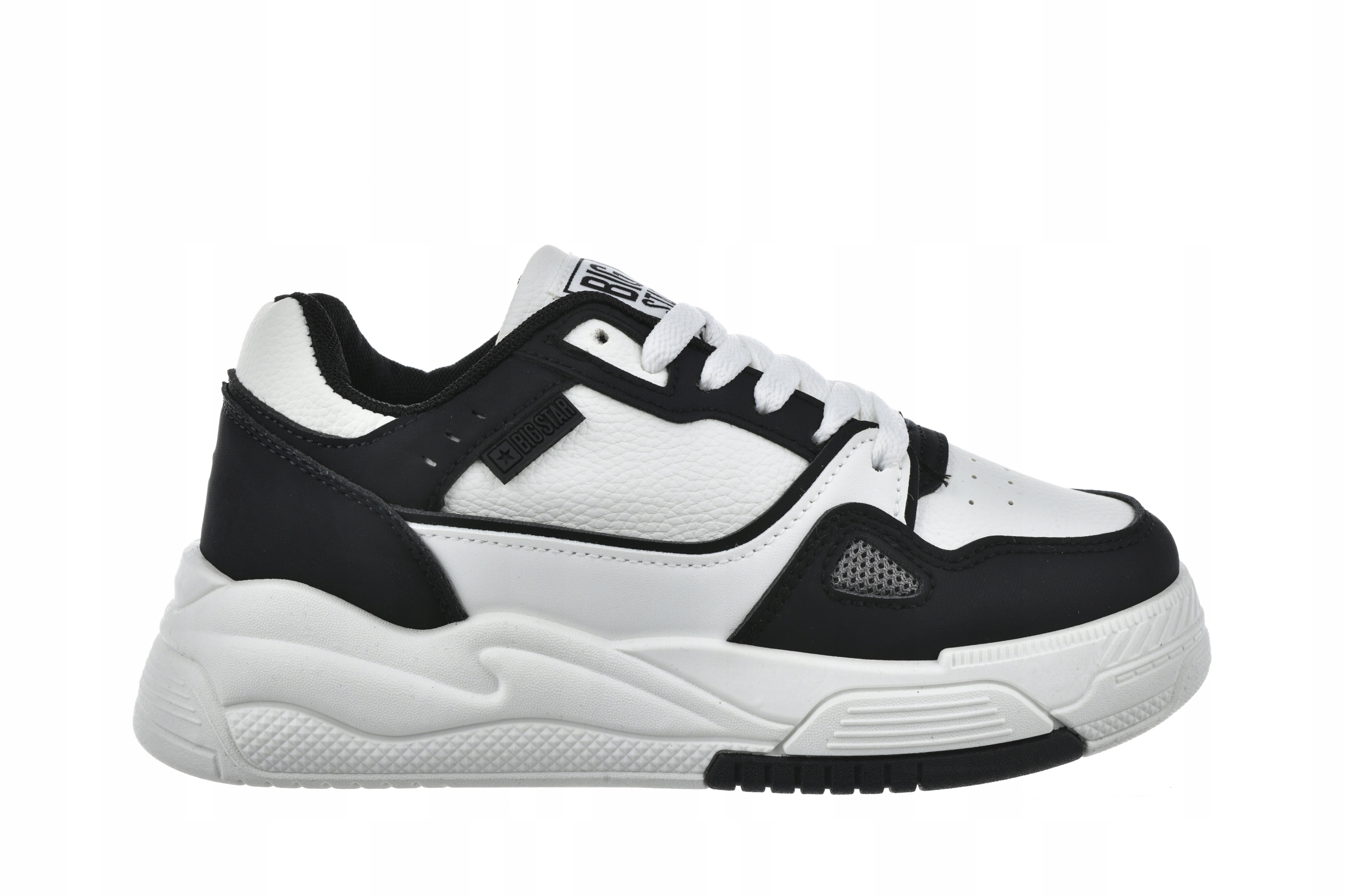 Big Star NN274669 Sportovní Tenisky Dámské Polobotky Pro Chlapce 39 Bílá