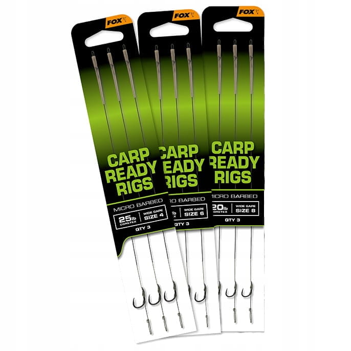 Fox Przypony Carp Ready Rigs Wide Gape roz. 6