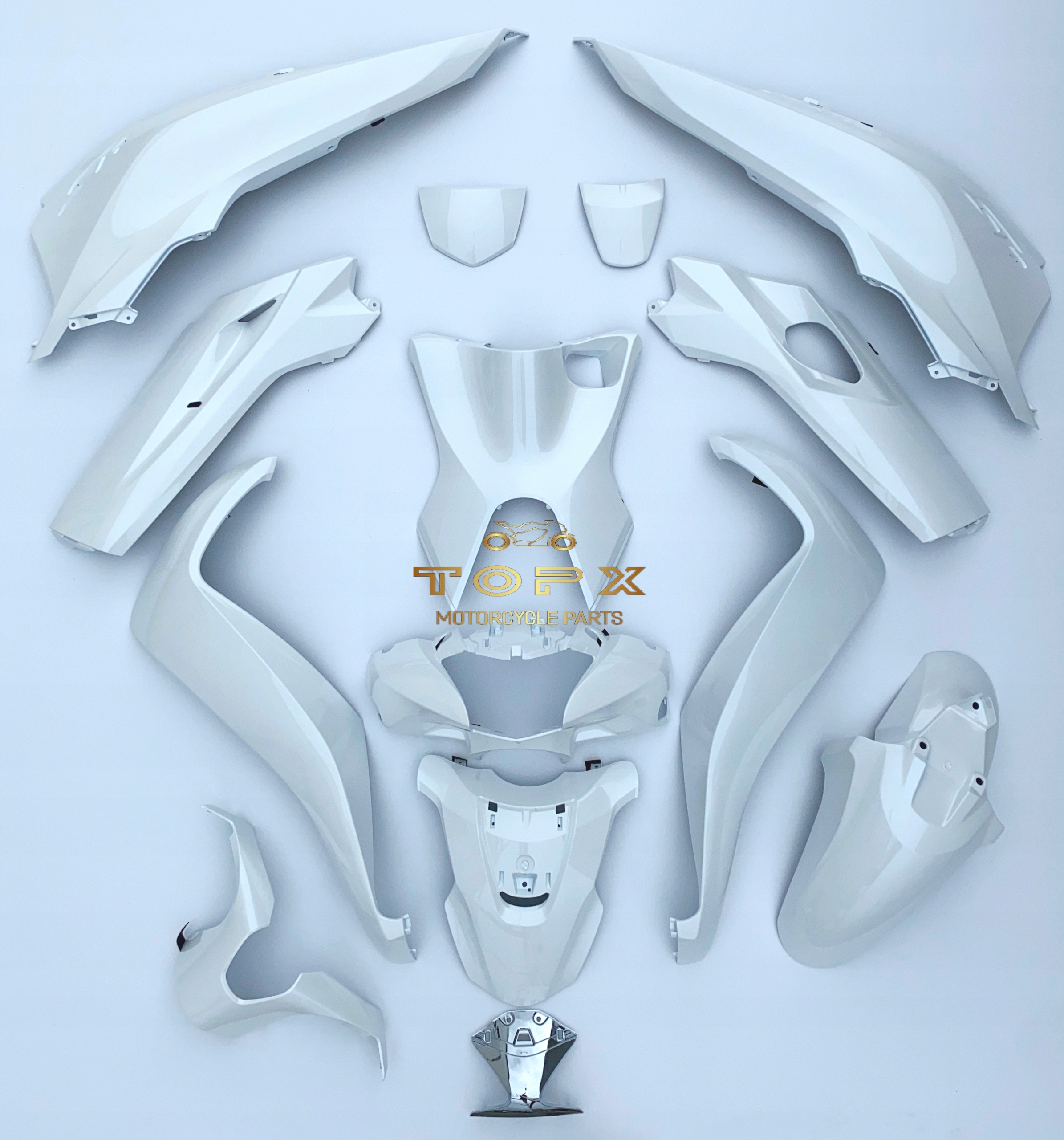 Šaty Body Deflektory Komplet x14 Ovečka Blatník Bok Honda Sh 125 13-16 K01