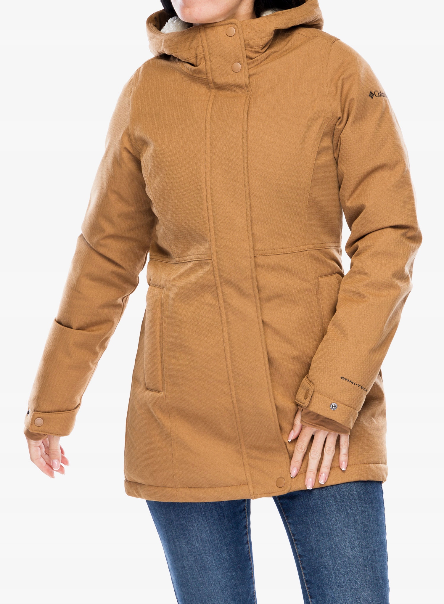 Dámský kabát Columbia Alameda Ridge Insulated Parka camel brown S