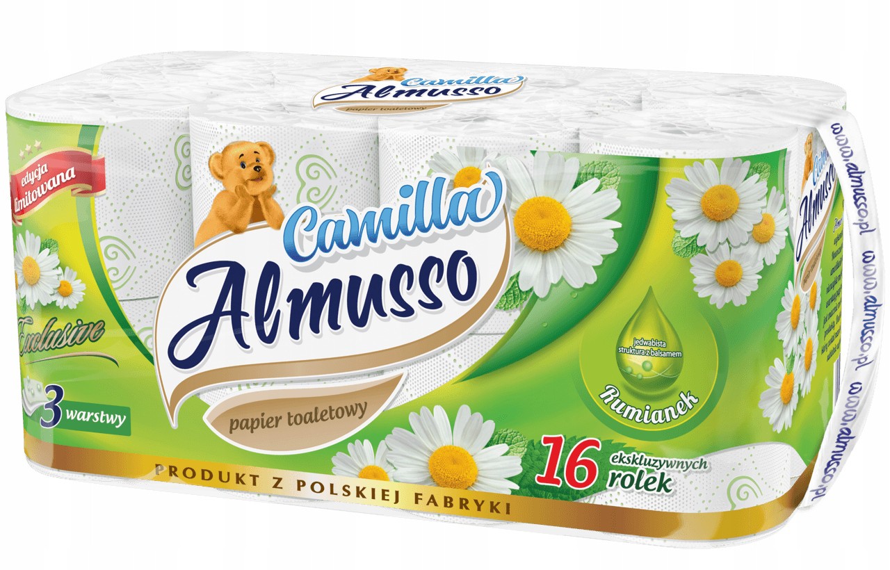 

Almusso Camilla Rumiankowy Papier Toaletowy 16 Rol
