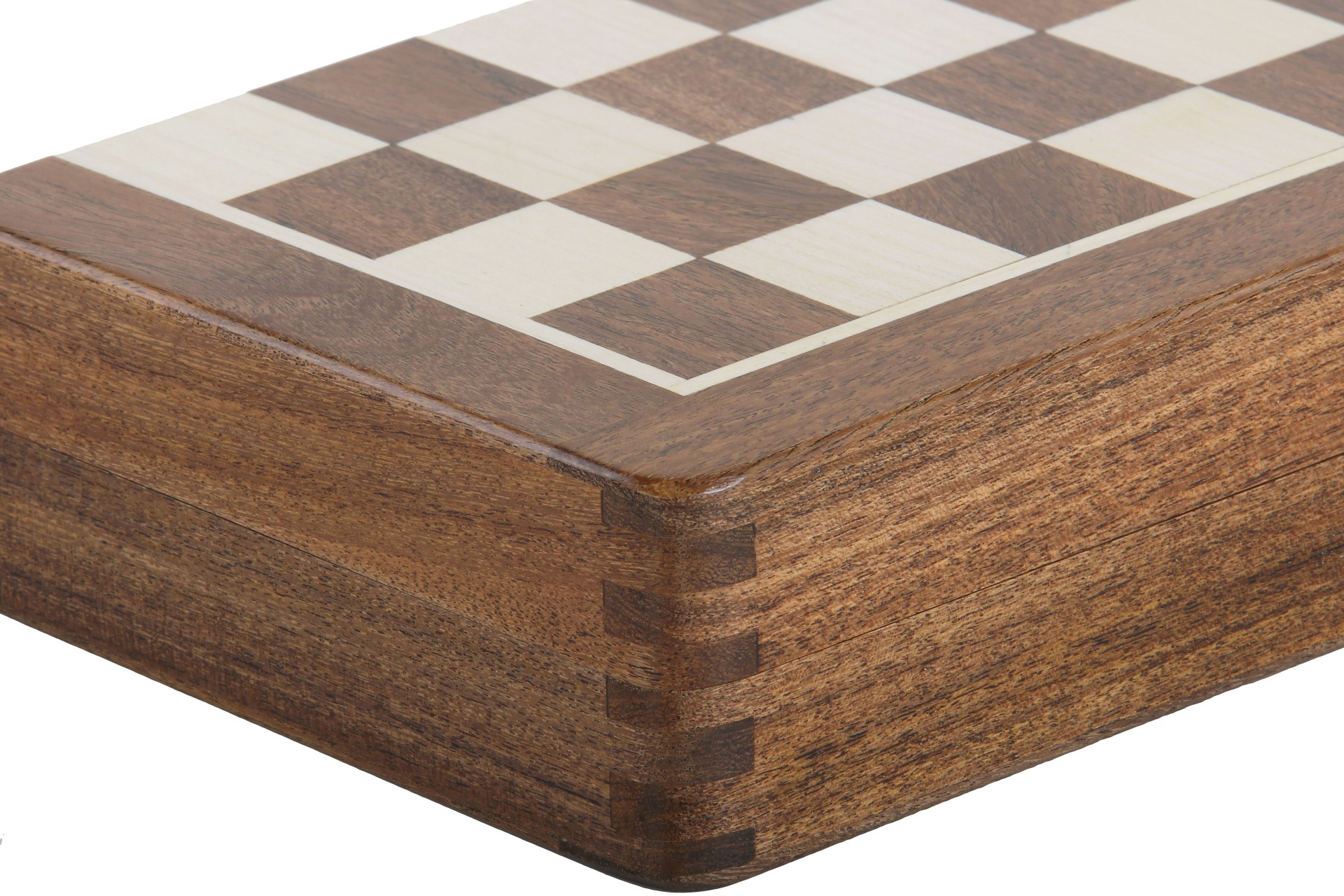 Szachy MAGNETYCZNE z intarsjowaną szachownicą 25cm Producent Sunrise Chess & Games