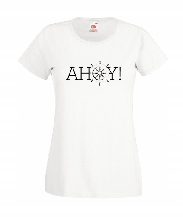 

S Koszulka Damska Żeglarz Marynarz Kapitan Ahoy