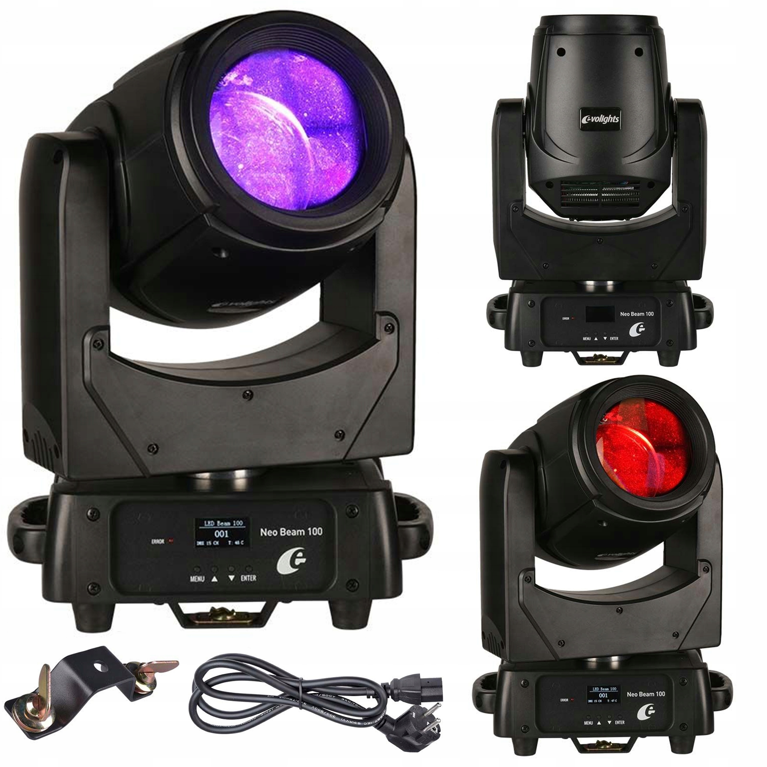 Pohyblivá hlava Led pro pódiové osvětlení Evolights Neo Beam 100W