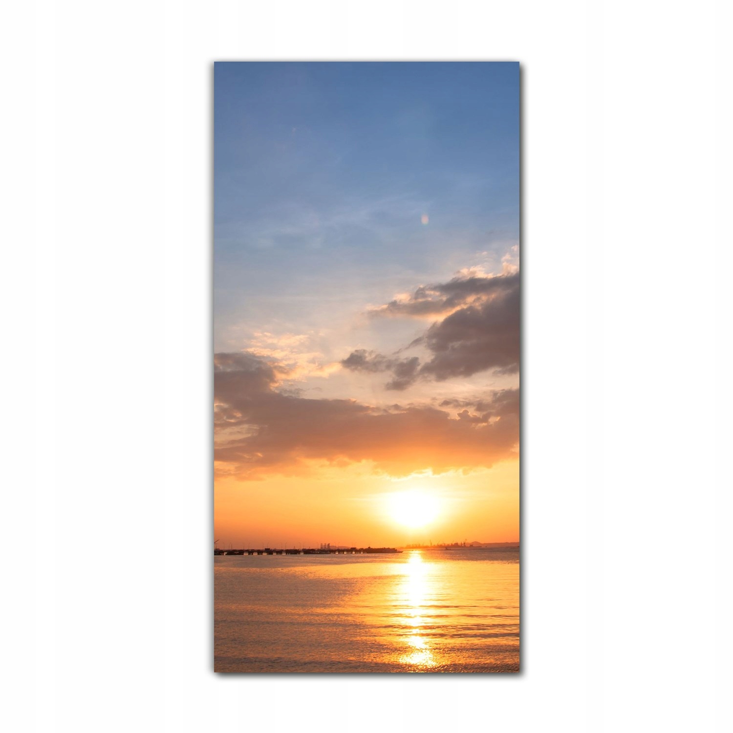 

Obraz ścienny szklany 70x140 Zachód słońca niebo