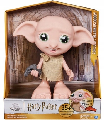Harry Potter interaktivní mluvící figurka Dobby Domácí skřítek 22 cm