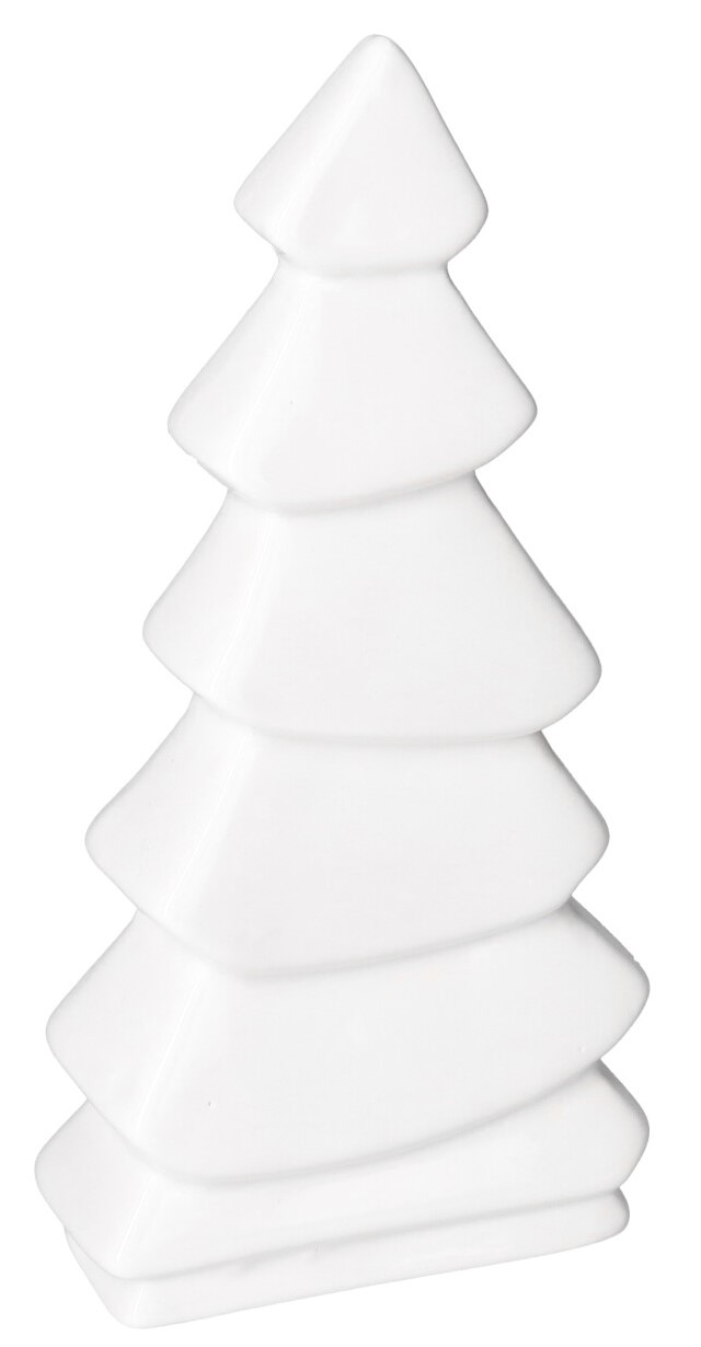 

Choinka Ceramiczna Biała Drzewko Ozdoba Figurka