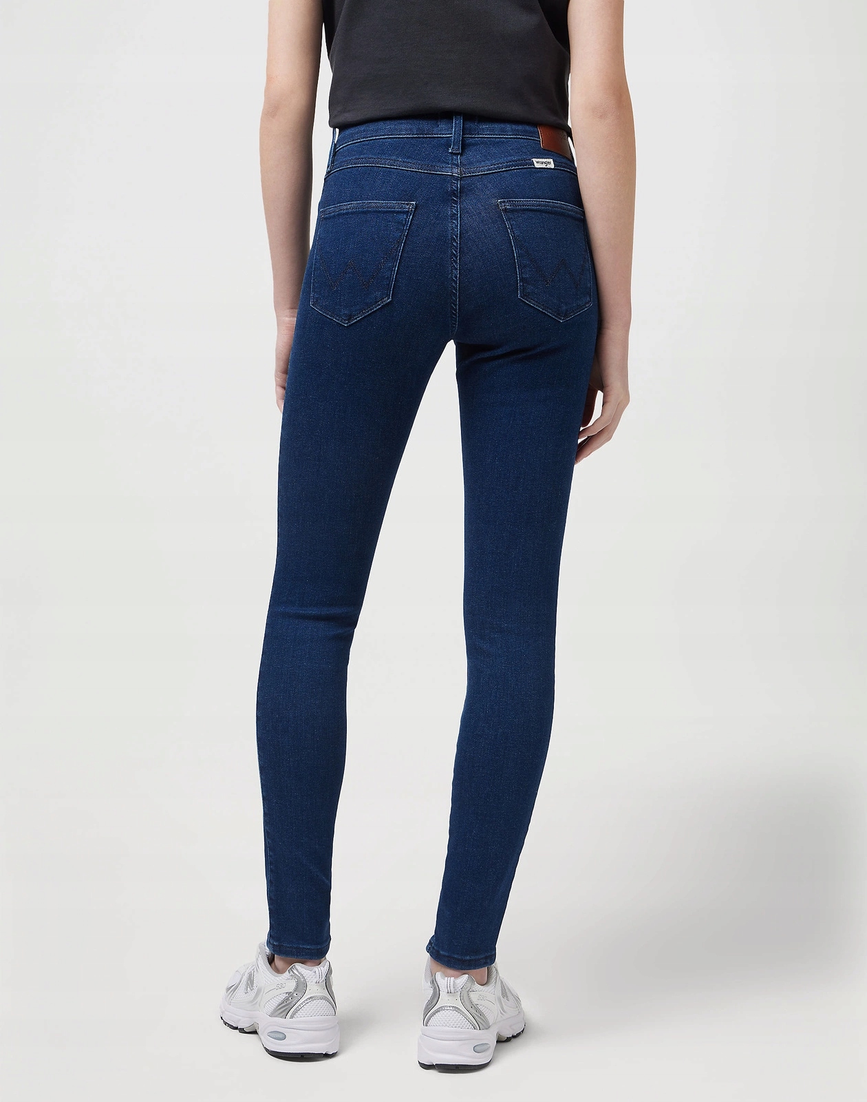 Dámské úzké nohavice džíny Wrangler High Skinny Unbreakable 112342897 27/32