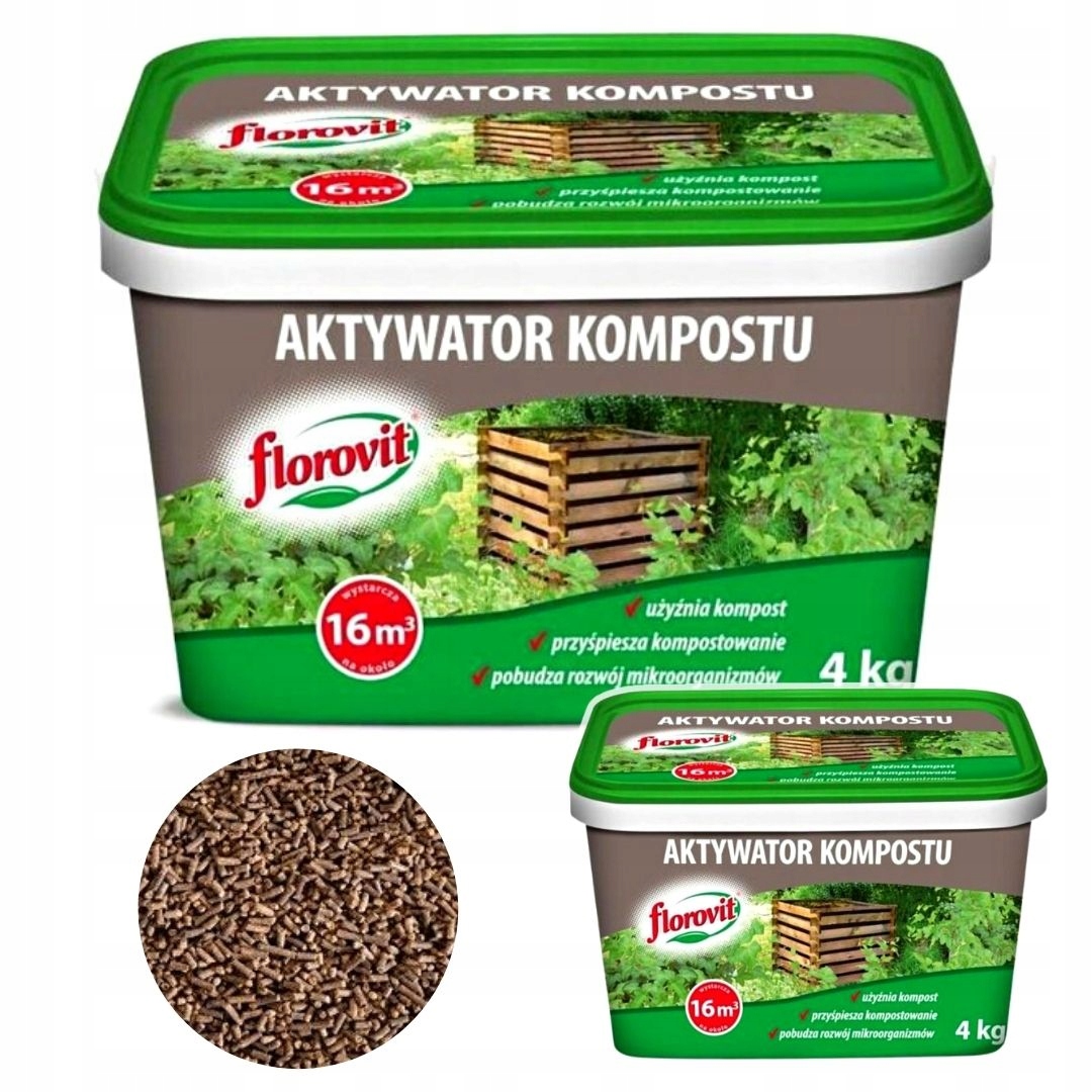 

Aktywator kompostu użyźnia kompost Florovit Pakiet