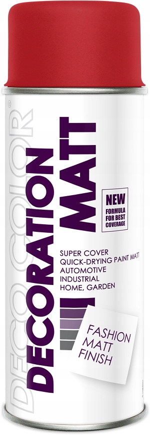 

Spray Lakier W Spreju Deco Matt 400ML Czerw. Ogn.
