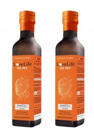 AntiOx+ Formula Olej antyoksydacyjny prebiotyczny 250ml x2 LoveLife Zestaw
