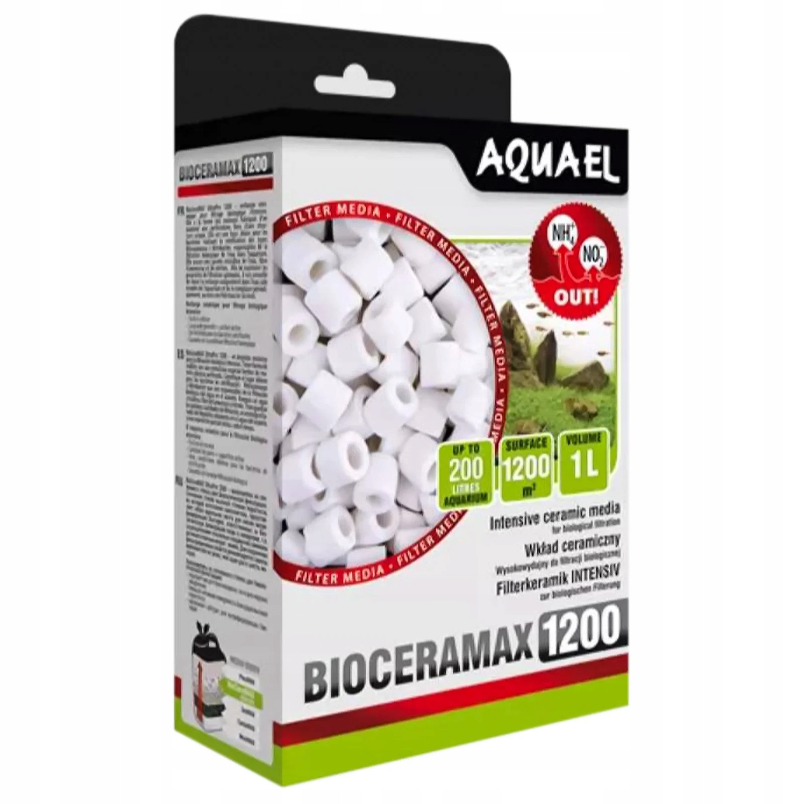 Keramická Vložka Do Akvarijního Filtru Bioceramax 1200 Porézní 1 L