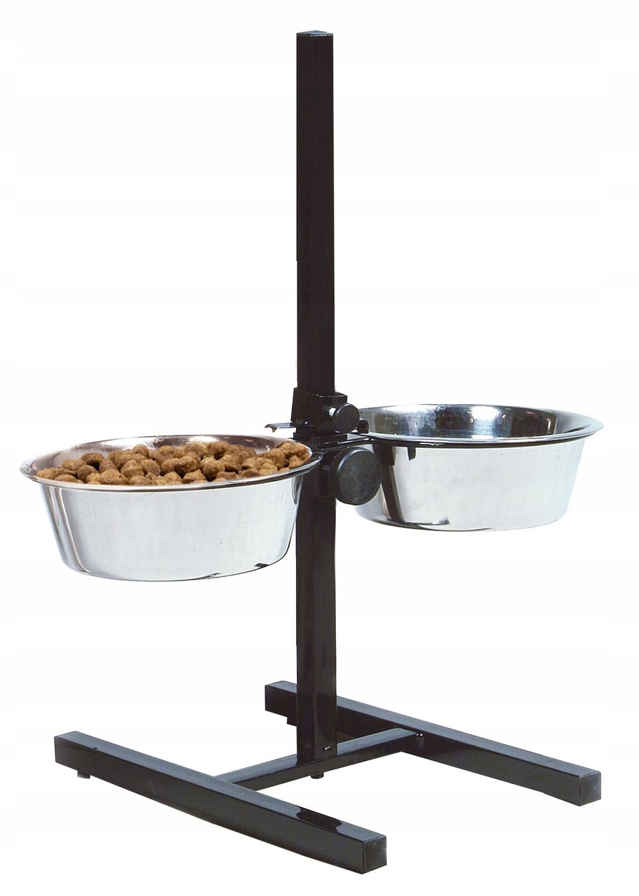 Levně Karlie Stojan na misky včetně nerezových misek 2x22cm 2x2,5l