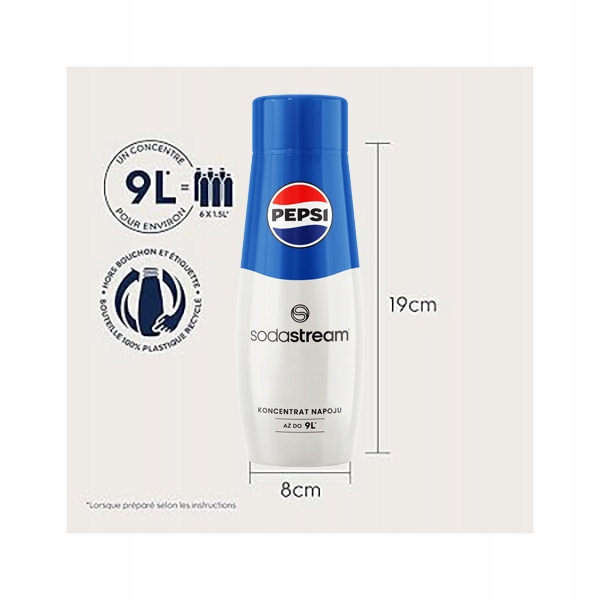 Sodastream Pepsi cola syrop do wody 3x 440 ml Marka SodaStream