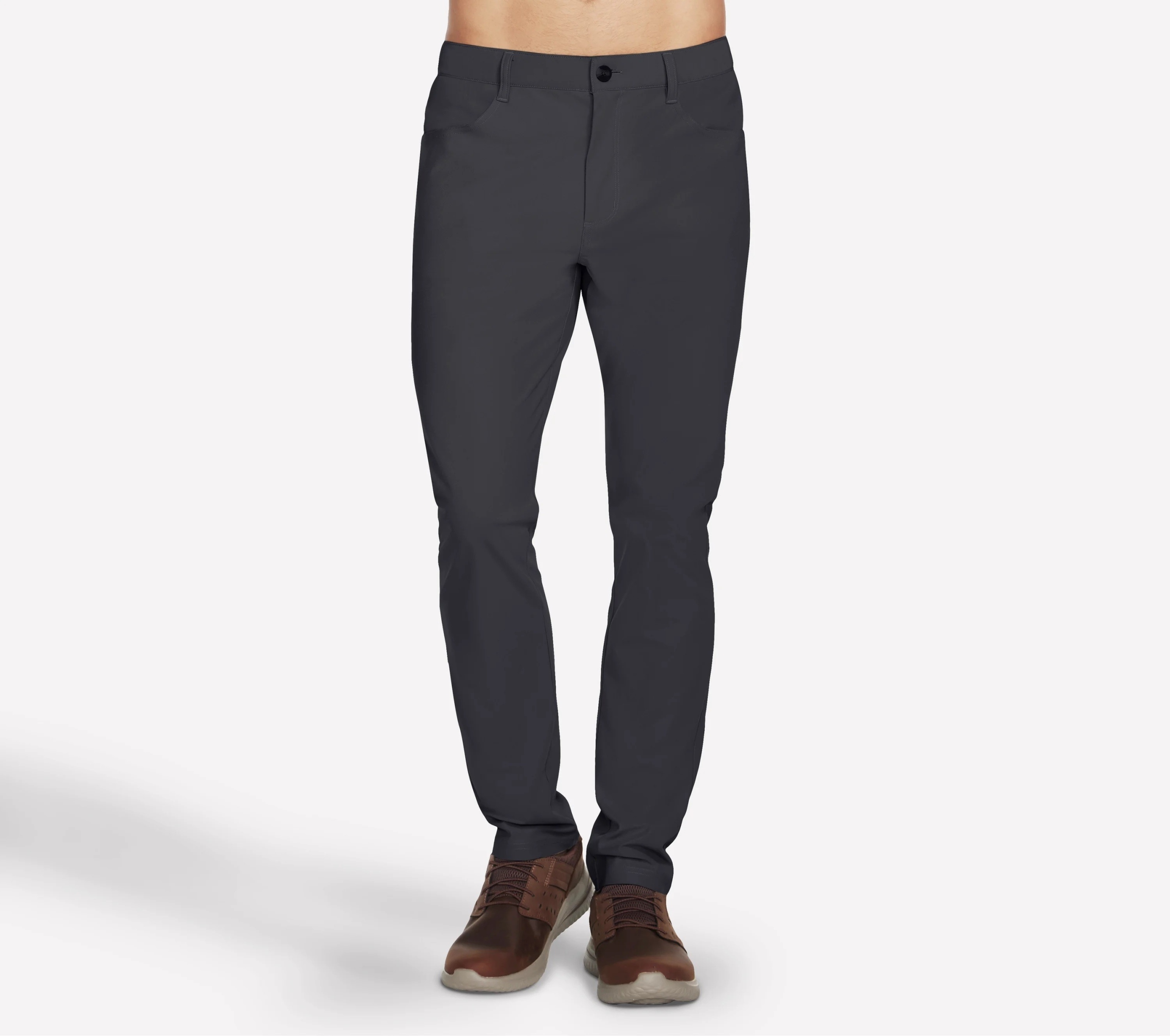 Pánské kalhoty Skechers Go Walk Premium 5 Pocket Pant grafitové PT108 Bkc