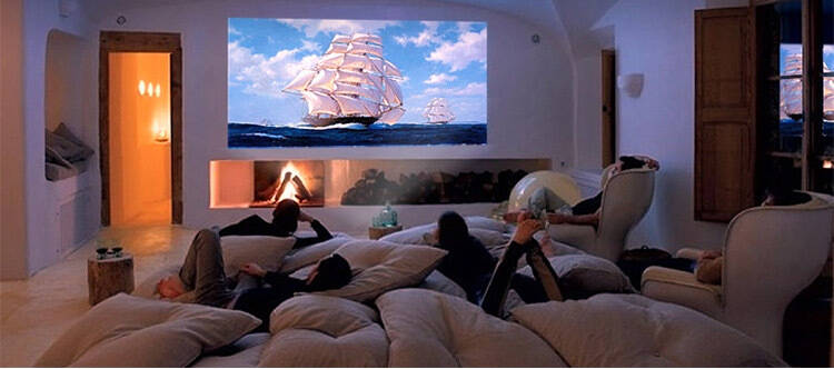 Projektor Mini Rzutnik Kino Domowe LED Full HD USB 1920x1080 na Pilota Wbudowane głośniki tak