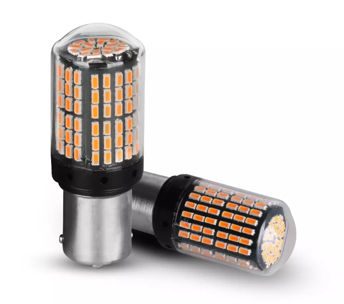 

Żarówki Led BAU15S P21W Kierunkowskaz Canbus Amber