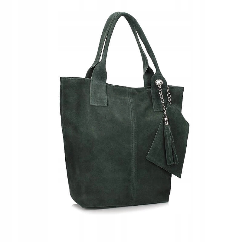 Velurová taška Toscanio 1101 zelená