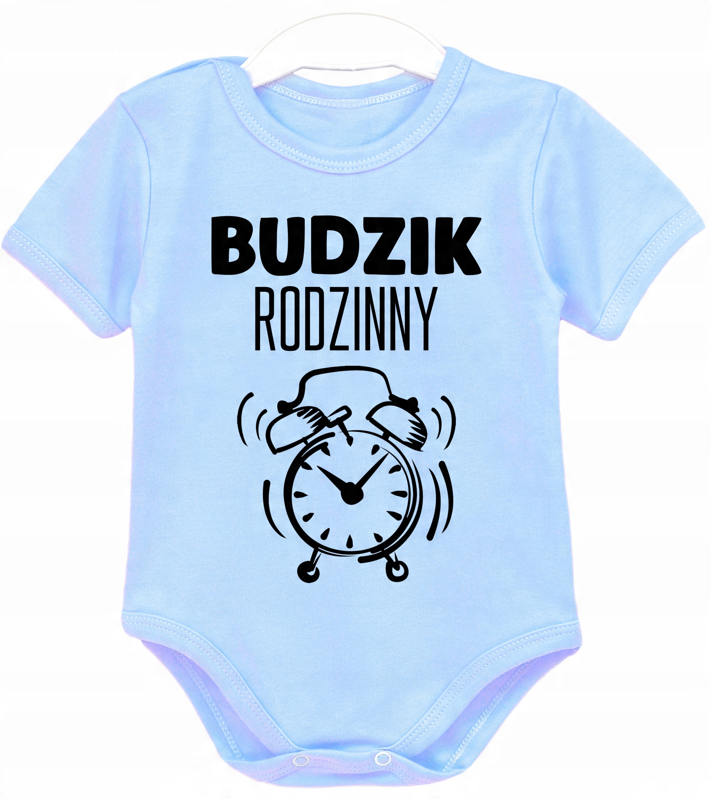 

Body niemowlęce z nadrukiem Budzik rodzinny r. 86