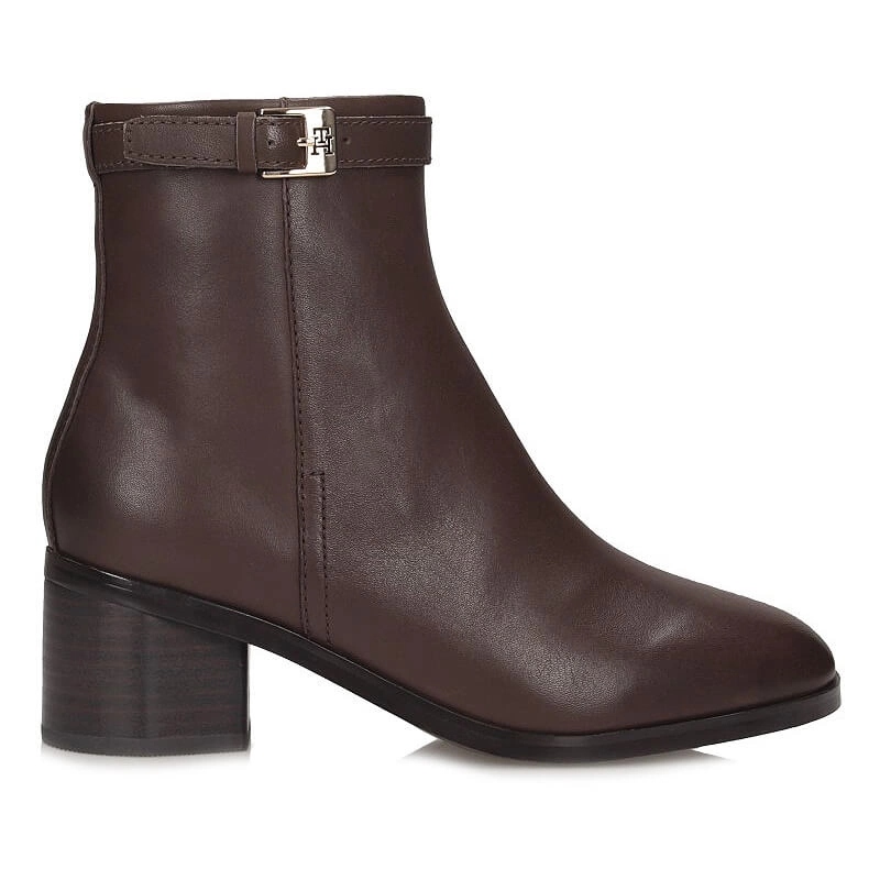 Kotníkové Boty na podpatku Tommy Hilfiger FW0FW08859GV0W5G-TH Buckle Riding