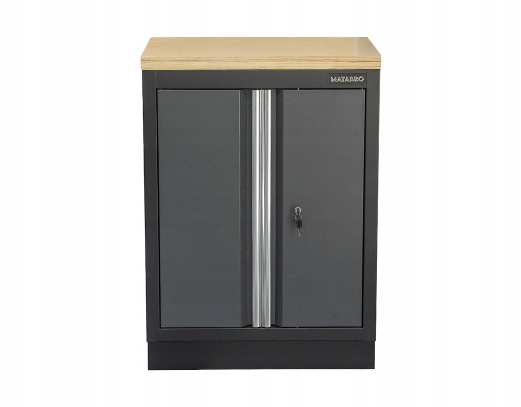 Matabro, Dvoudveřová skříňka s dřevěnou pracovní deskou|680x465x950 mm
