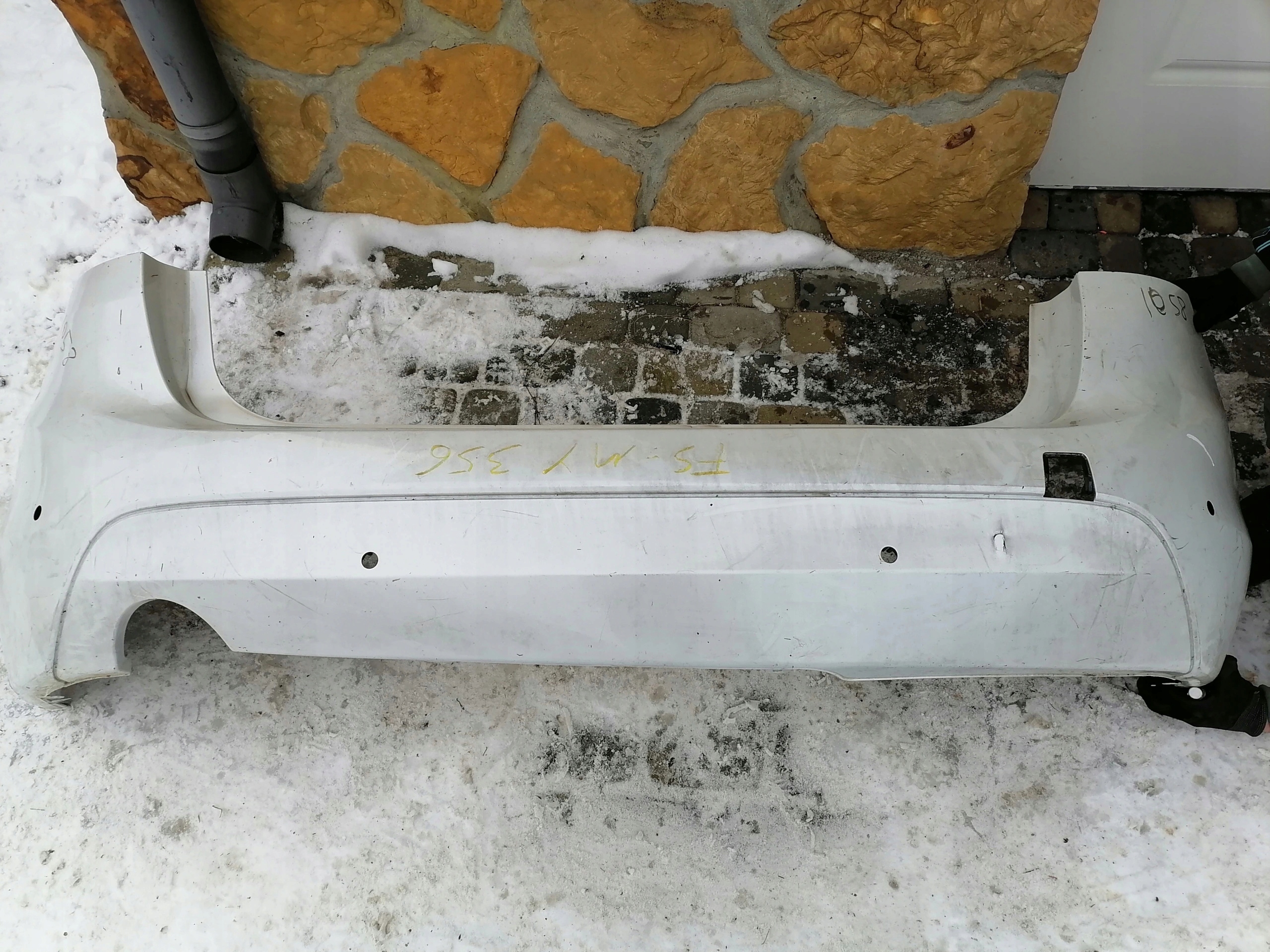 bumper rear part BMW 2 F45 PDC BIALY