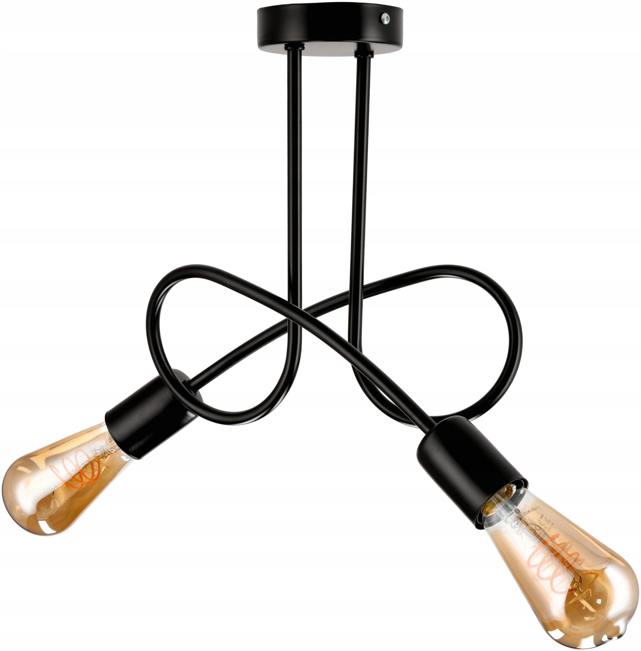 SUFITOWA LAMPA WISZĄCA NOWOCZESNA LOFT 2xE27 Kolekcja LOFT
