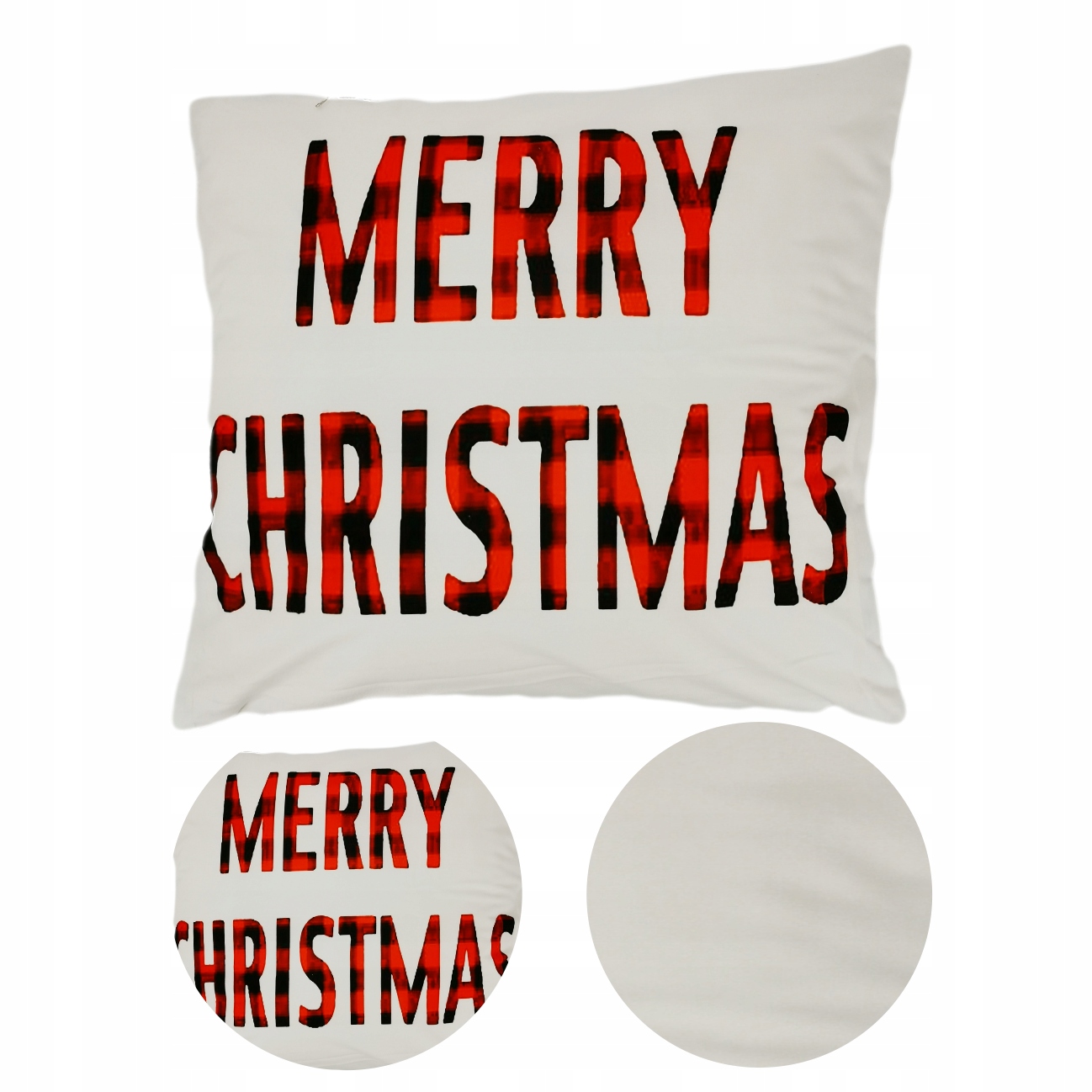 

Poszewka Świąteczna Biała Merry Christmas