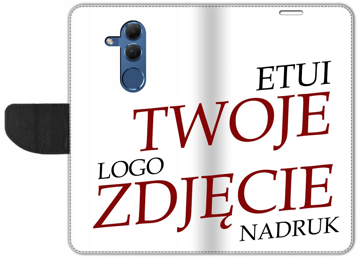 

Etui Portfel Twój Nadruk do Huawei Mate 20 lite
