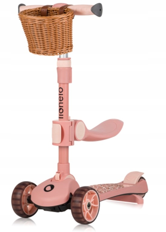 Lionelo Franky Hulajnoga balansowa 2w1 Pink