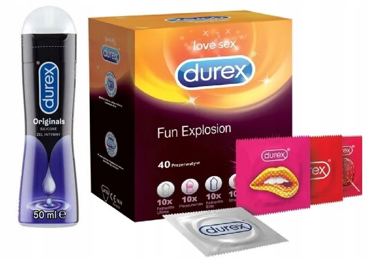 

Durex Fun Explosion 40 szt. Żel Perfect Glide