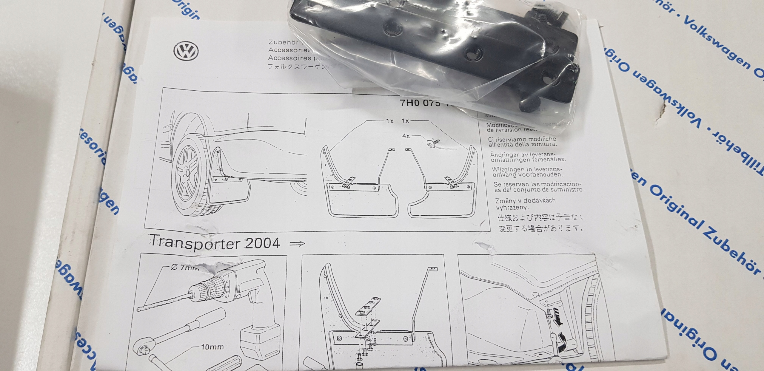 Chlapacze przód/tył Oryginalne VW T5 Typ samochodu Samochody dostawcze