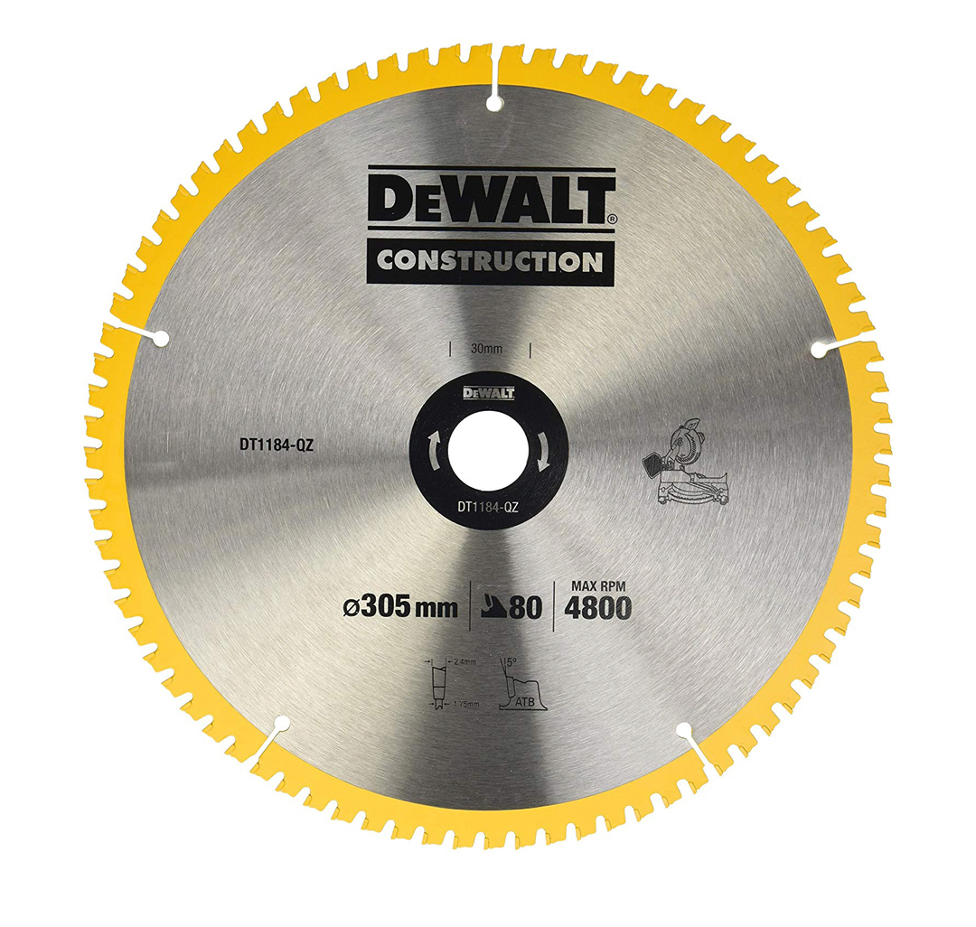 

DeWalt DT1184 tarcza piła do drewna 305mm 30mm 80z