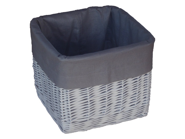 KOSZYK WIKLINOWY KOSZ WIKLINA POJEMNIK 28X28X18