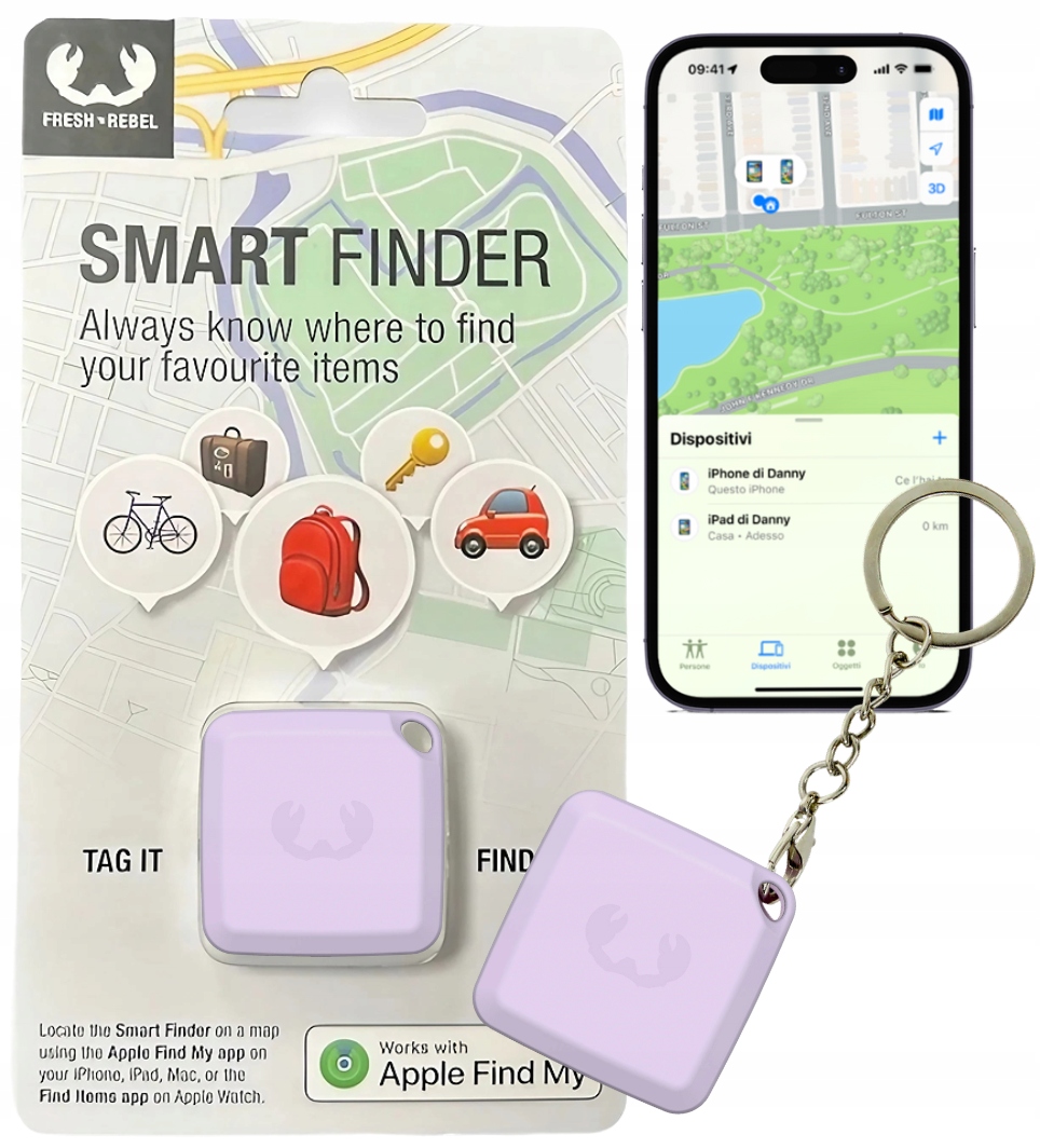 SMART FINDER Fresh&Rebel lokalizator współpracujący z Apple My Find TAG