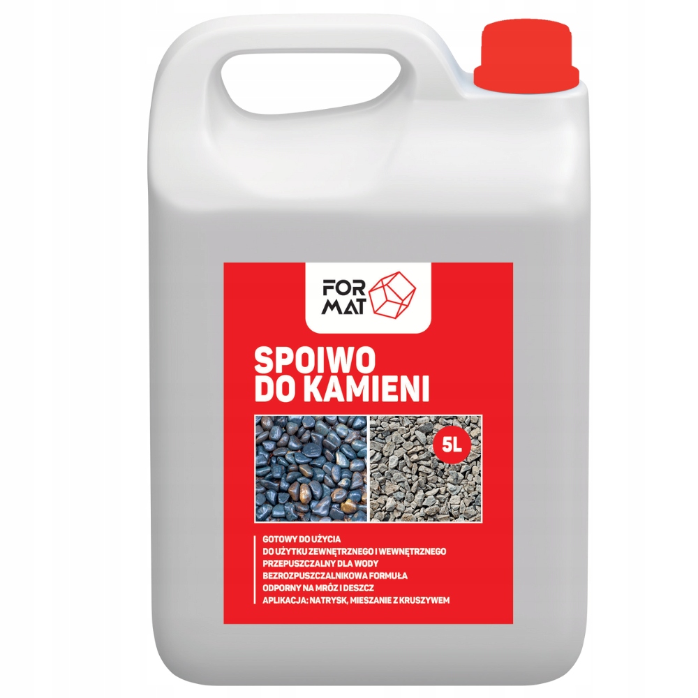 Trwałe spoiwo klej bez rozpuszczalników do kruszyw kamieni ozdobnych 5l