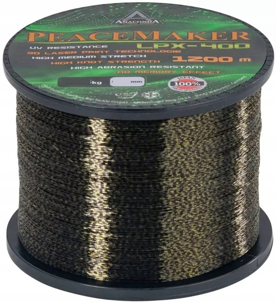 Żyłka Anaconda Peacemaker LPX-400 1200m 0,28mm