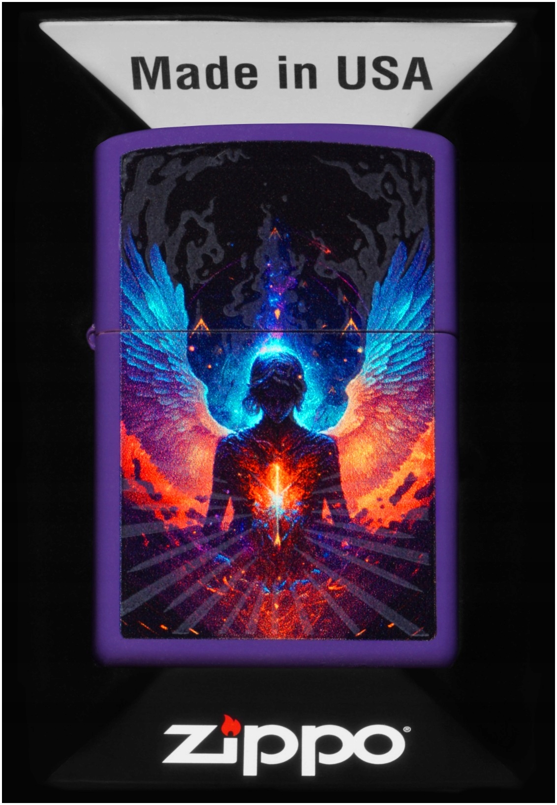 Zapalovač Zippo Angel Design 60007368 Větruodolný benzínový