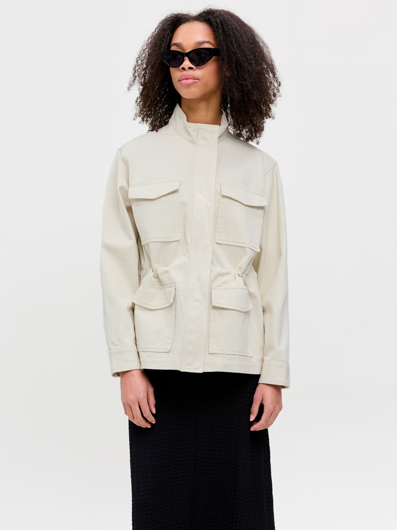 Jjxx Béžová Funkční Bunda S Kapsami Xs 6EA